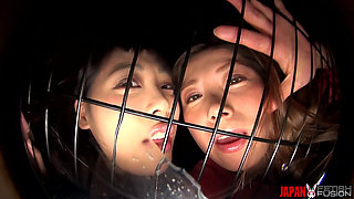 Saliva From Yua Nanami and Tsubaki Kato’s Lesbian Kisses Drips Onto Your Face
