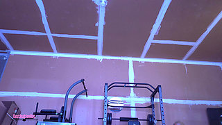 Oiled Booty on Climbing Machine