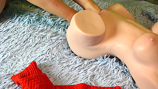 Lesbian Les Step Sis Doll Foot Feet Play Real MILF Big Tits Short Version