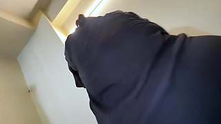 Lebanis Hot Maid Clean My Room & I See Her Hanging Boobs with Puffy Nipple & Start Masturbation