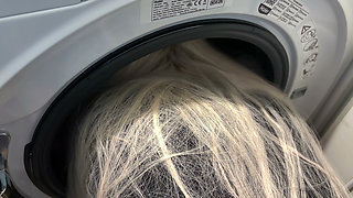 The Neighbor Got Stuck in the Washing Machine and I Fucked Her