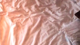 Hot brunette big boobs toying pink pussy