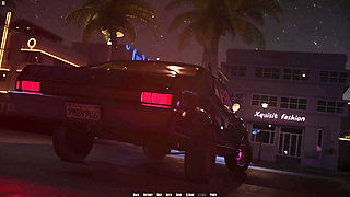 Horny Stepsister Loves Ride on Me Inside the Car