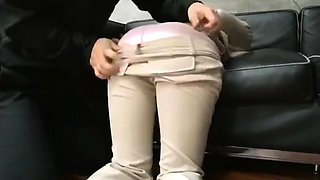 Extreme close up of Japanese teen masturbating Uncensored