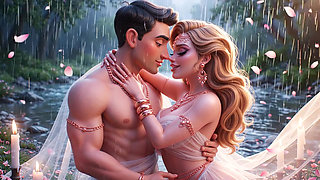 Desi Couple Ki Full Body Romance - Gold Jewelry Wali Bhabhi Aur Muscular Husband Ka Hot Bedroom Passion