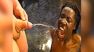 Hard Piss in Mouth & Swallowed - Filthy German Slut Drinks Hot Piss Straight From the Source
