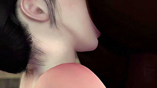 3D Horny Slut Korean Babe Got Fucked by BBC