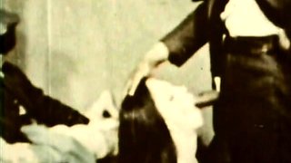 Vintage blowjob hairy twat fingering