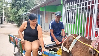 My Neighbor Came and Helped Me Take Me Home and Then He Ended up Giving Me a Good Fuck and His Delicious Semen on My Face