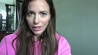 Solo teen babe with moist toyed big taco