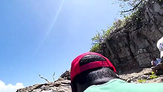 Hot and wild outdoor sex party with two cock craving sluts
