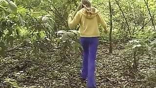 Gal Caught in Piss Pants