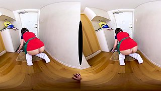 Japanese Explores VR Toilet POV With Sensual Play