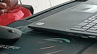 Step-brother Sucked My Boobs During Online Interview