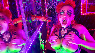 Busty Vampire Drains Your Cock with JOI