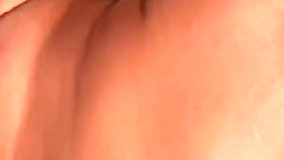 Blonde Fake-tits Slut Deepthroats and Rides Muscled Stud to Facial Cumshot