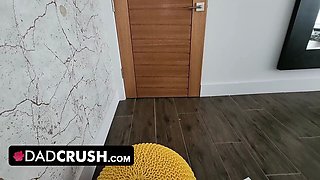 Step mom Spencer Scott trains nerdy step daughter Harley King how to blow stepdad's dick - dadcrush