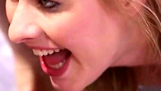 WEB YOUNG - Hot Brunette Has A BIG Surprise For Her Bestie's Birthday
