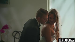 Huge tits Spic bride humped in public