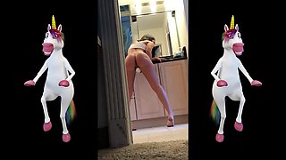 Hot Amateur College Lesbians Fuck on Pool Table before Finals