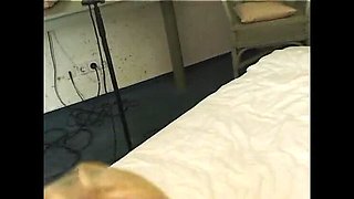 Big Tits Blonde Sucks Old Man's Big Cock in Casting Video