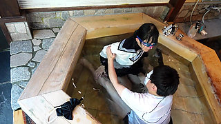 Dripping Uniform, Restrained in a Bathtub, off-campus Lesson