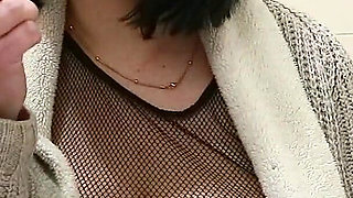 Pregnant MILF Smoking Cigarette