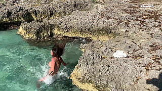Monika Fox Stopped A Tour Bus To Swim Naked In Sea