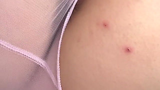 I Try on New Pink Transparent Panties on My Shaved Pussy