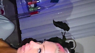 Blowing Smoke on Stepdaddys Bigdbg Cock