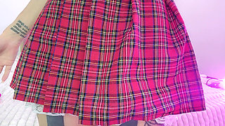 Bent Over Tease - No Panties & Ready for You