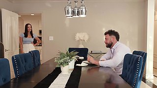 Brunettes Rissa May and Elizabeth Skylar join Seth Gamble in a steamy threesome