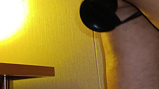 Evening fun with a butt plug