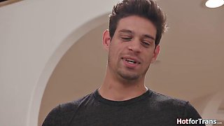 Michael Gets Blowjob From Big-Tits Cheater
