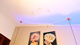 Sexy Blonde Toys Her Pussy Close Up