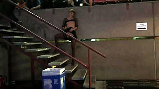 European Blonde Finger Fucked On Public Beach