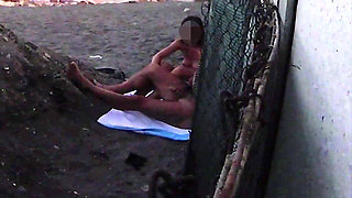 Flashing My Cock in Front of My Stepdaughter in a Beach and She Helps Me Cumshot in Front of Everyone