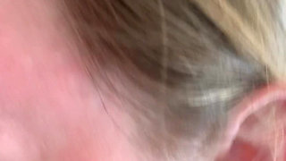 Amateur Wife Loves Edging in College Dorm