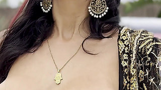 Muslim Bad Girl Fucks Herself on Top of a Car