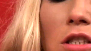 Blonde whores playing with each other