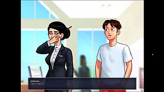 summertime saga - Jenny is pregnant again ... Odette had twinnies ... Johannes played spin the bottle with the ladies.