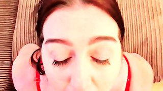 Bad gag reflex and facial