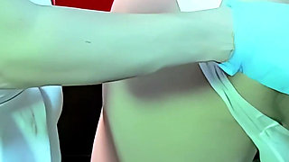 Amateur Nurse Play - I Plug My Boyfriend's Ass in His White Thong and Fuck Him Until He Cums