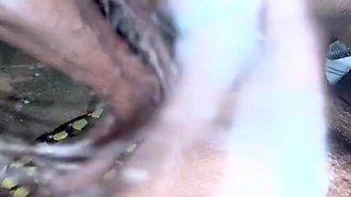 Desi Aunty Fucked Hard by Neighbor in Jungle - Indian Housewife Cheats with BBC