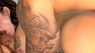 My Girlfriend Left Me Alone at Home with Her Roommate, and We Ended up Having Wild Sex in Her Living Room