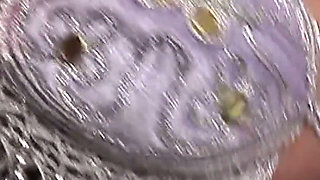 Boutique Threesome - Busty Brunette and Blonde in Pink Fishnets Get Fucked Doggy