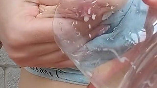 Milk From My Tits in the Glass