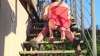 Summer Temptations : Asian wife riding a cock during her holidays