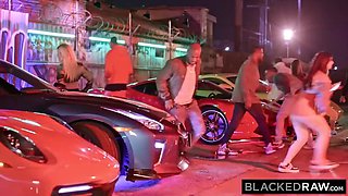 Race Car Party Turns Into Out Of Control Groupsex