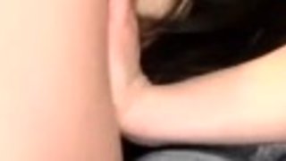 Amateur brunette teen does toy anal on her webcam